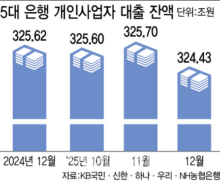 꽁꽁 얼어붙은 자영업자 대출…올해 전망도 ‘암울’