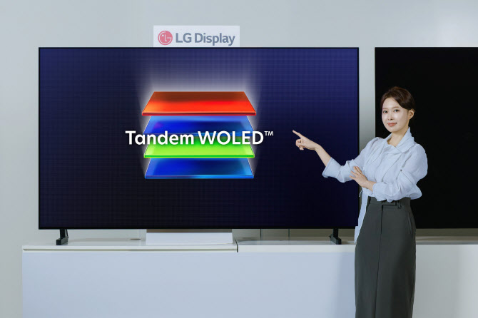 위로 펼쳐지는 내비게이션…LGD, 車·TV OLED 신제품 공개