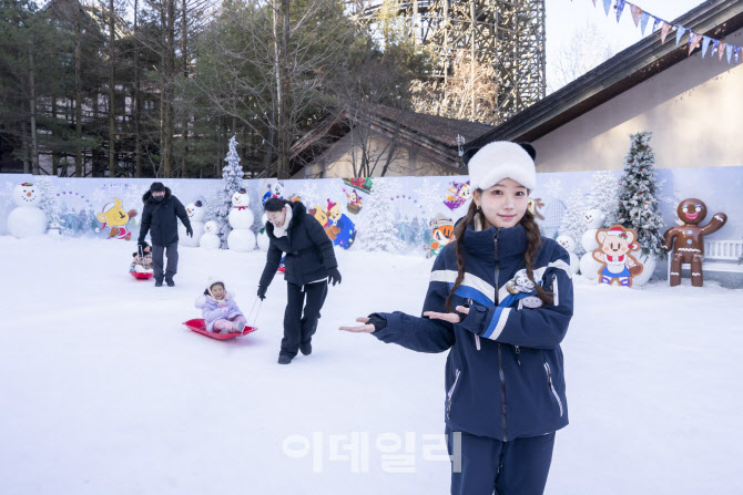 에버랜드, 본격 겨울축제 돌입…“눈썰매장 전면 개장”