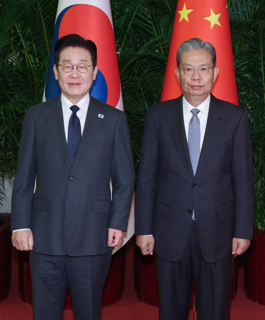 李대통령, 자오러지 전인대 상무위원장 면담