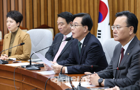 송언석 "민주당 8일 본회의 특검 처리, 반대...강행시 필버"