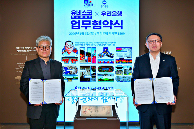 우리은행, 유네스코와 함께 백범 김구 선생 탄생 150주년 기린다
