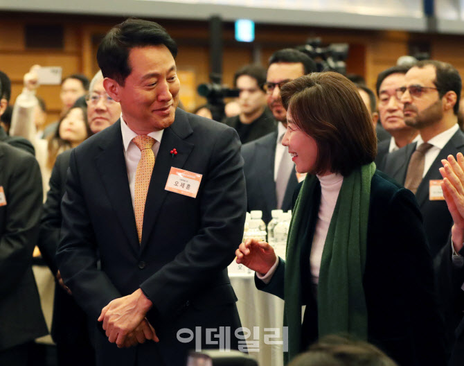 [포토] 오세훈 시장과 나경원 의원
