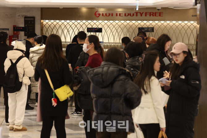 [포토]한한령 해제 암시, 북적이는 中 관광객