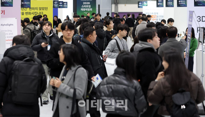 [포토]인파로 북적이는 2026 스타트업 채용박람회