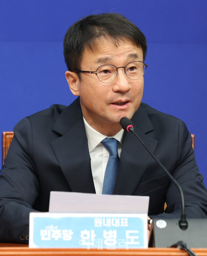 [포토]한병도, '2차 종합 특검법 반드시 통과...당정청 24시간 핫라인 가동'