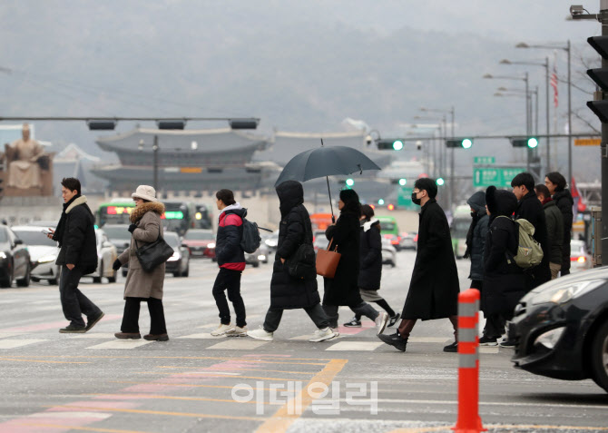[포토] 서울 눈 적설량 1센티미터 예상