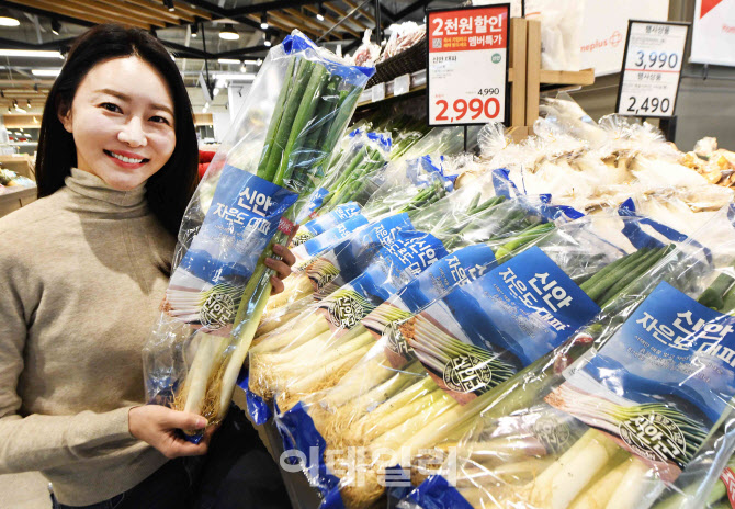 ”지역 상생·물가 안정” 홈플러스, 신안 자은도 대파 출시