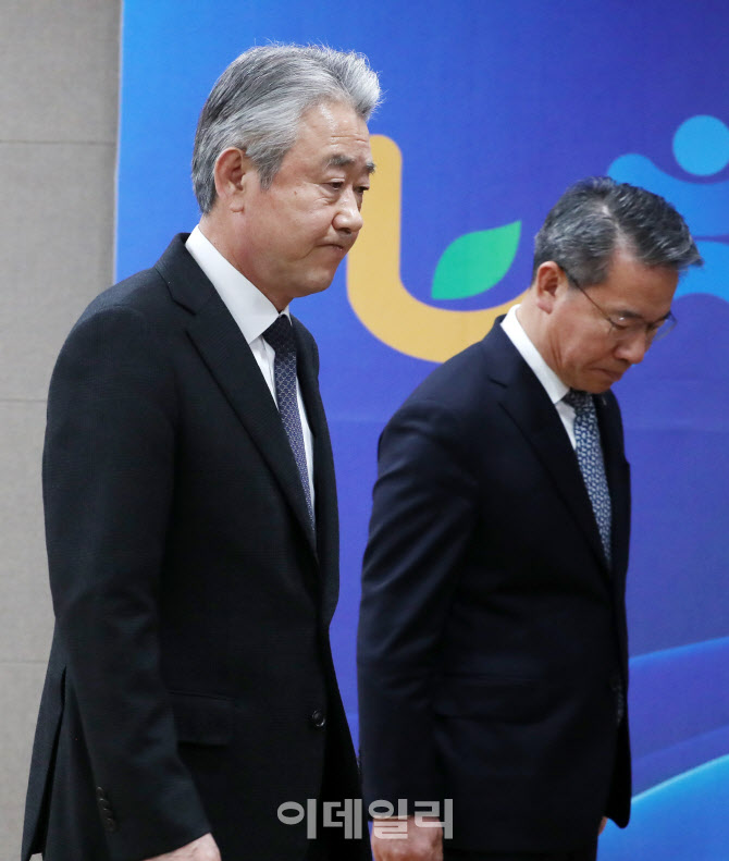 [포토] 기자회견 마친 강호동 회장