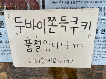 `없어서 못 파는` 두쫀쿠…단기알바 급증 이유 있었네