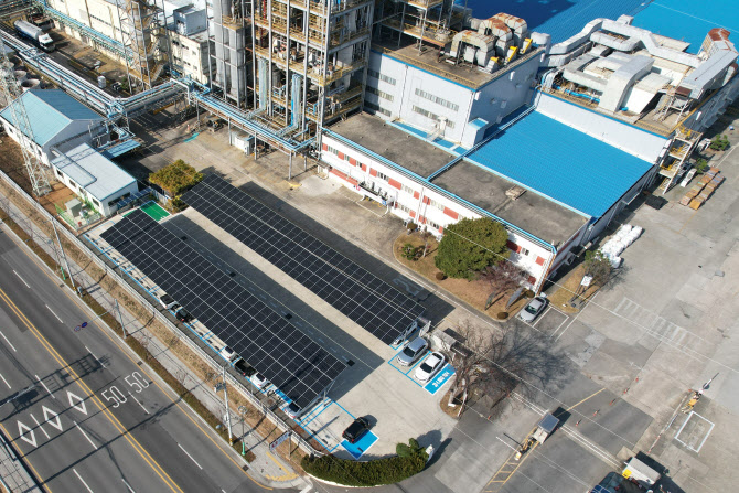 코오롱인더, 구미공장에 2.4MW규모 태양광 발전 설비 도입