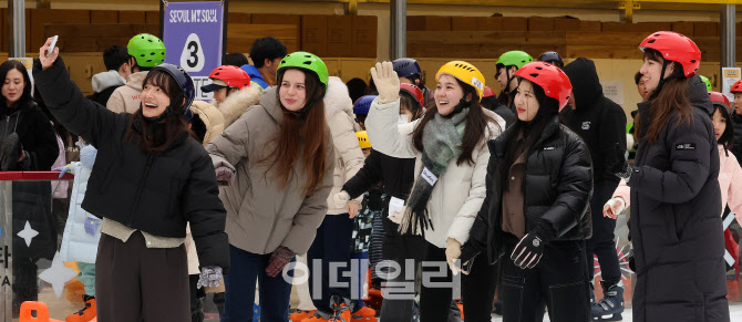 [포토]도심서 즐기는 겨울