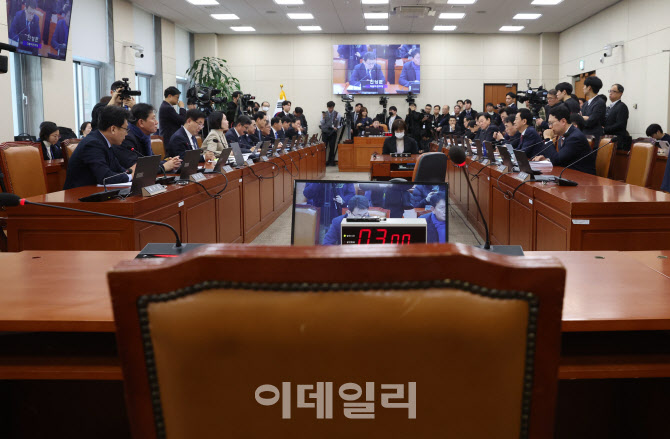[포토]이혜훈 인사청문회, '자료제출 공방 속 파행'