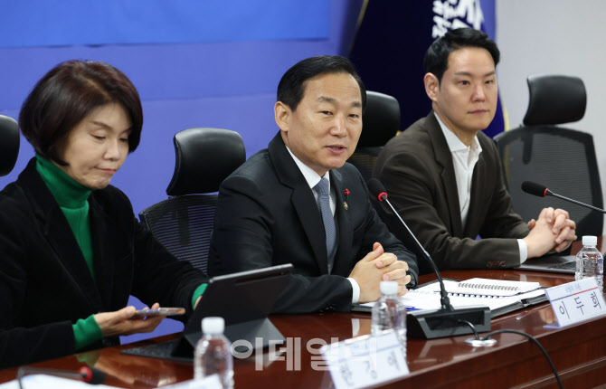 [포토]당정협의, '모두발언하는 이두희 차관'