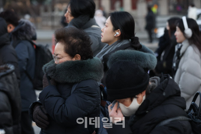 [포토]강추위에 출근이 힘든 시민들