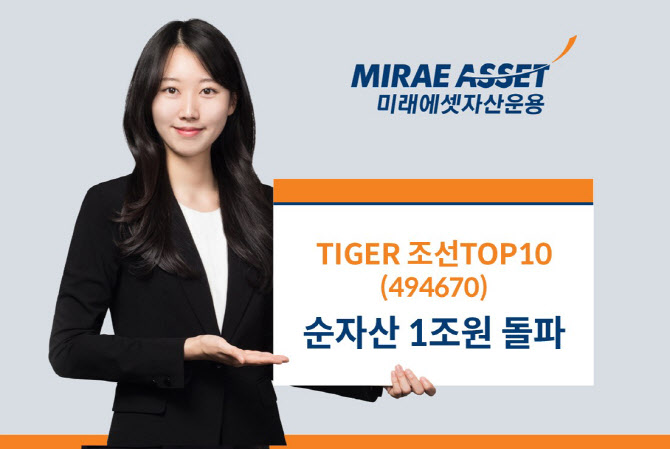 조선업 슈퍼사이클 2막 시동…'TIGER 조선TOP10 ETF' 순자산 1조원 돌파