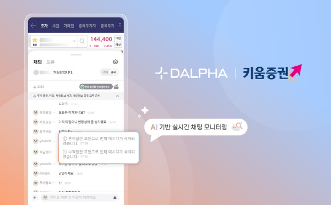 달파, 키움증권 ‘영웅문S#’에 채팅 AI 모니터링 솔루션 공급