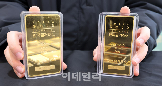 [포토]금값 한 돈 100만원 선 돌파