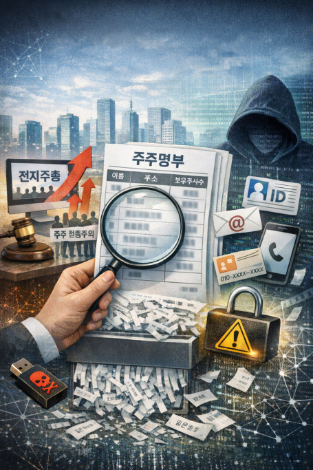 전자주총 확산 속 주주명부 사각지대…“주주 개인정보 노출 취약”