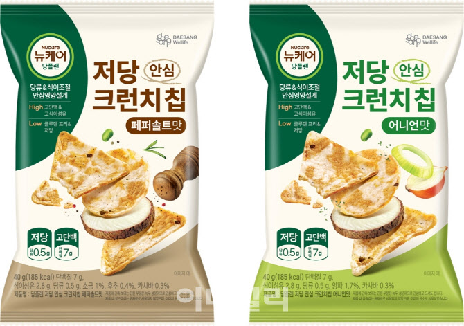 대상웰라이프, 당류 0.5g 저당 스낵 출시