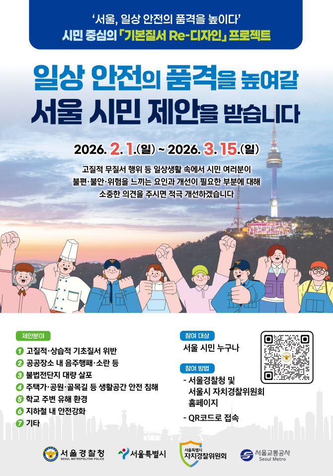 으슥한 주택가·공원 무섭다면…경찰에 제보하세요