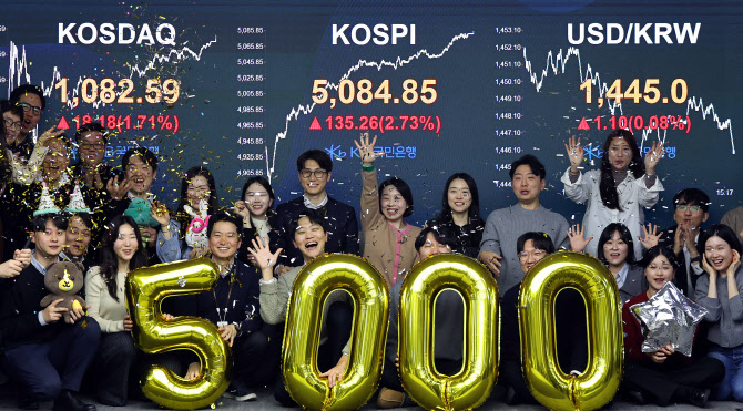 與코스피5000특위 “사상 첫 종가 5천 넘겨…우리 시장 신뢰 회복중”