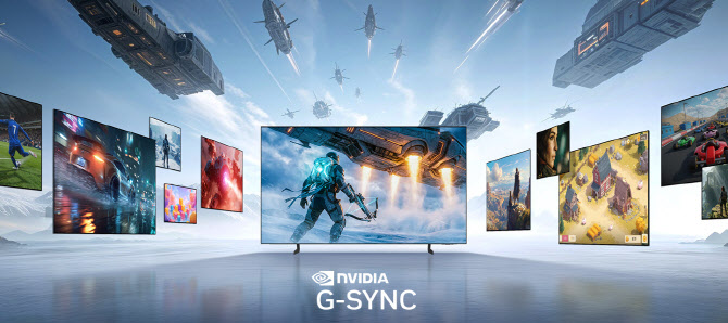 삼성전자 최신 OLED TV 전 라인업, 엔비디아 '지싱크' 인증