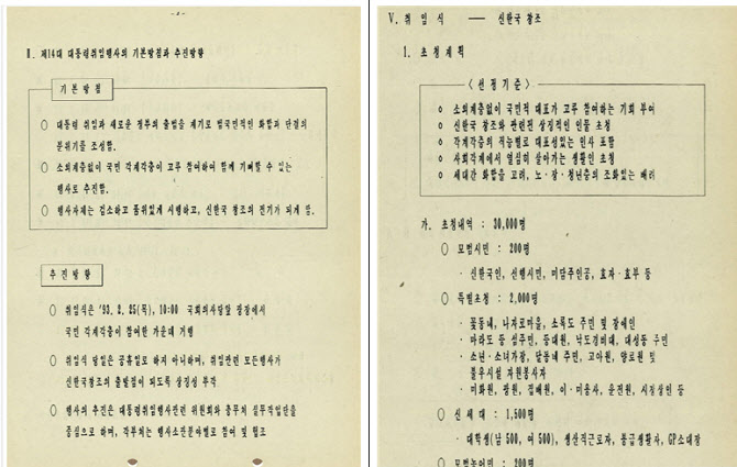 대통령기록관, 대통령 취임식 관련 ‘이달의 기록’ 제공