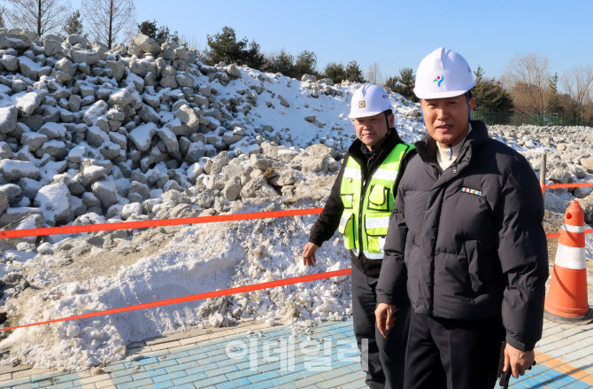 [포토]삼표레미콘 부지 찾은 오세훈 시장