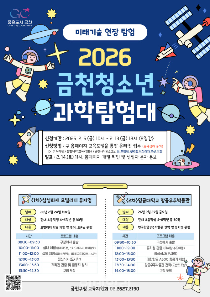 [포토] '금천 청소년 과학탐험대' 프로그램 운영