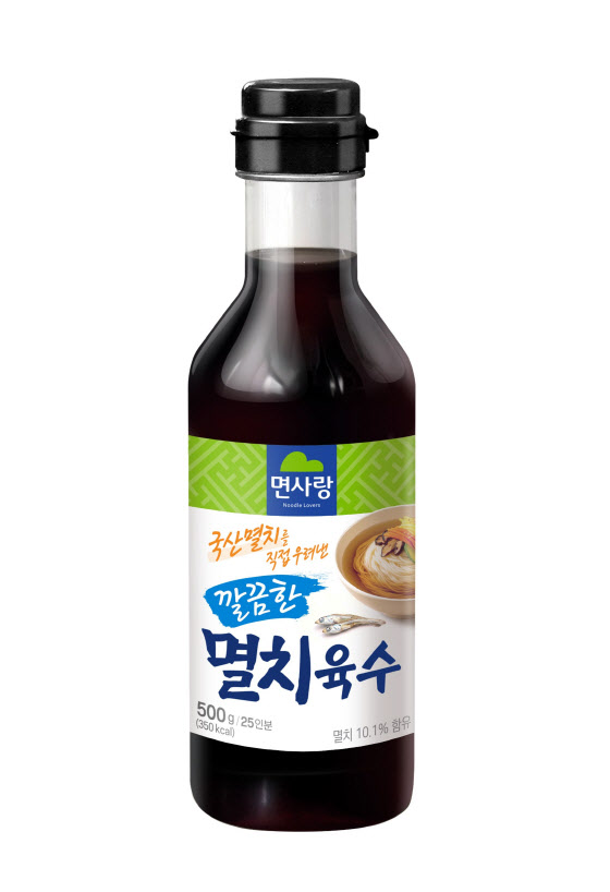 면사랑, 가정용 한식 소스 ‘깔끔한 멸치육수’ 출시