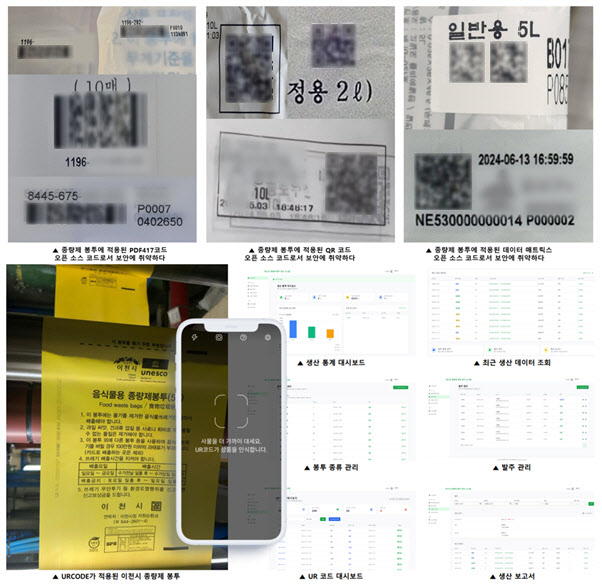 종량제 봉투, URCODE가 불법 유통망 잡는다
