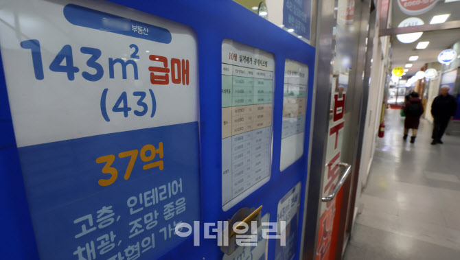 [포토]'양도세 중과 유예 종료 앞두고'…아파트, 급매물 속출