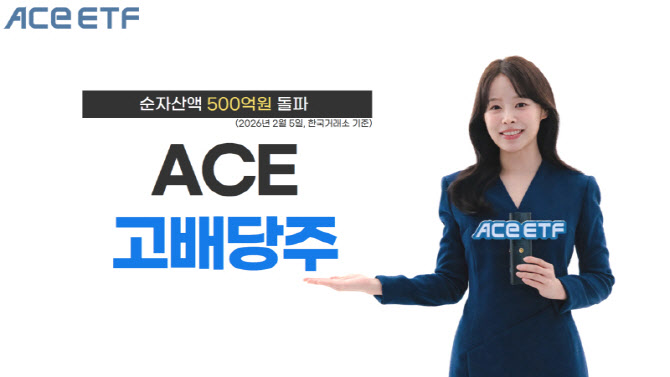 한투운용 ‘ACE 고배당주 ETF’, 순자산액 500억원 돌파