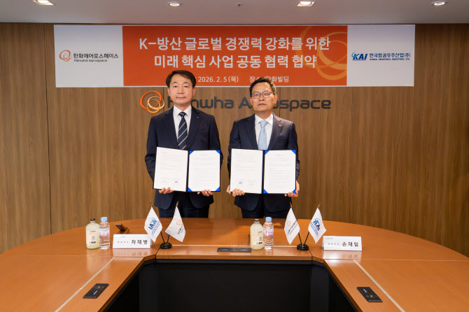 한화에어로·KAI, 우주·항공 핵심사업 협력 MOU