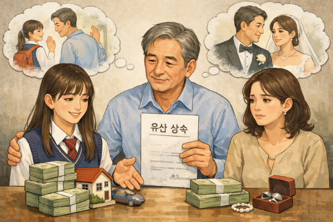 "재혼 아내보다 친딸에게 더 주고 싶지만..재산 다툼할까 걱정"