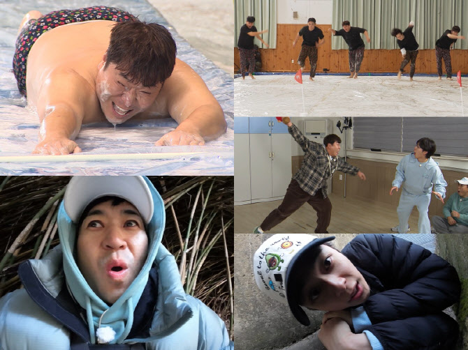 '1박 2일' 문세윤, 데뷔 24년 만에 파격 상반신 노출