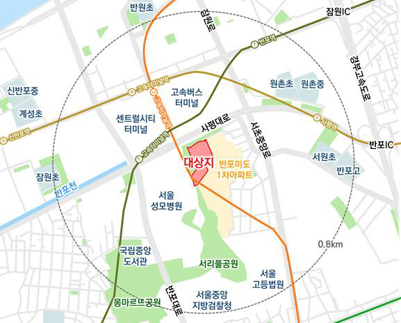 ‘반포 마지막 퍼즐’ 반도미도2차, 46층·559가구 규모로 재탄생