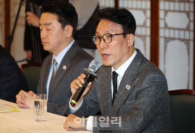 [포토]고위당정협의회에서 발언하는 김민석 국무총리