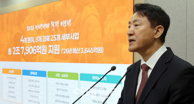 [포토]오세훈 서울시장, 민생경제 활성화 대책 브리핑