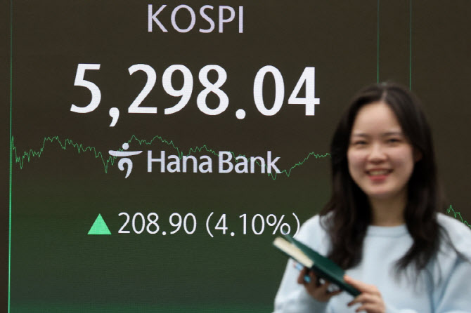 [포토]코스피 ‘5200선’ 회복 마감…시가총액 상위 10개 종목 모두 올라