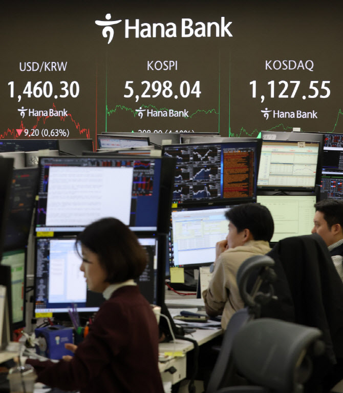 [포토][마감시황] 코스피 4%대 반등…5200선 회복