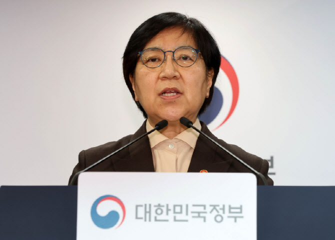 [포토]2027학년도 이후 의사인력 양성규모 관련 브리핑하는 정은경 장관