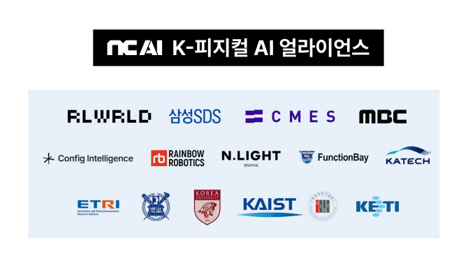 NC AI, ‘K-피지컬AI 얼라이언스’ 출범…리얼월드·레인보우로보틱스 등 53개 기관 참여