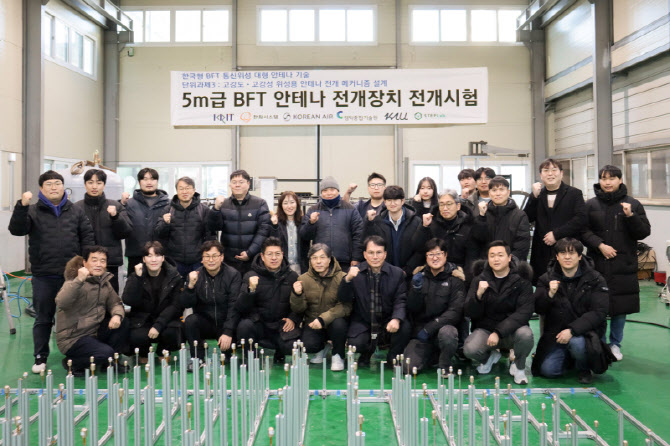 대한항공, ‘대형 우주 안테나 전개 시스템’ 개발 시험 성공