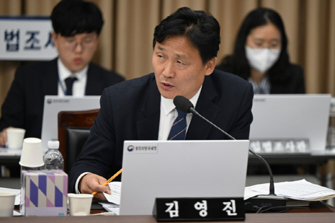 與김영진 "혁신당 선거연대, 개별 지역 후보자·상황 보고 판단할 것"
