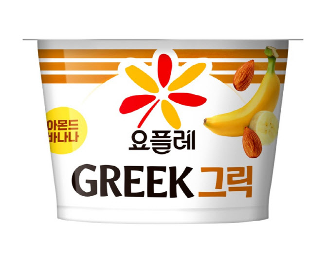 빙그레, 고단백 ‘요플레 그릭 아몬드바나나’ 출시