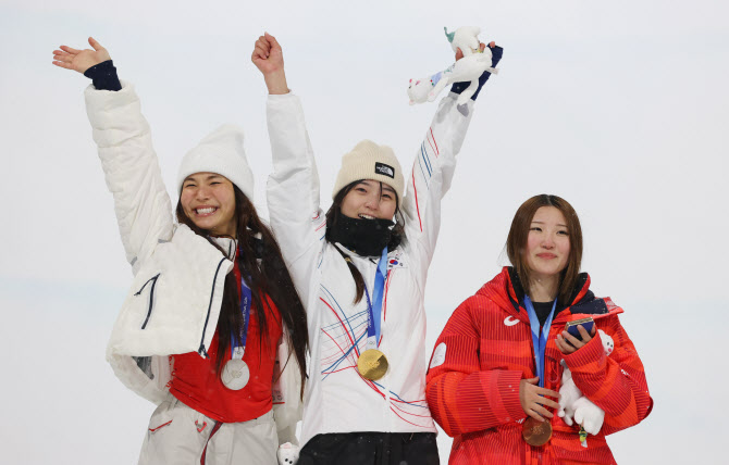 [포토] 스노보드 하프파이프 최가온, 한국 설상 첫 금메달!