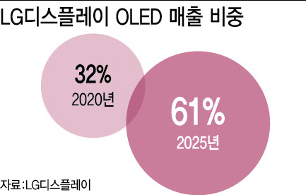 LGD, 보급형 OLED로 시장 점유율 확대 나선다