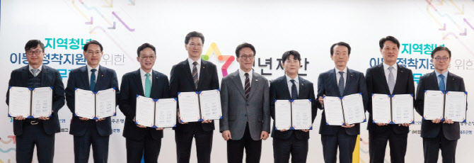iM뱅크 등 6개 지방은행, 지역 청년 정착 위한 업무 협약